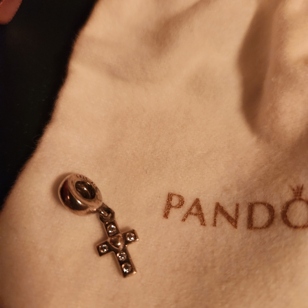 Authentic Pandora Cross Charm